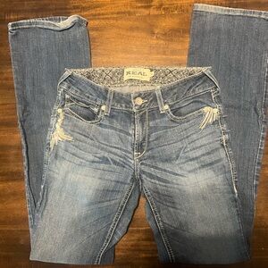 Women’s Ariat Jeans Size 30xl mid rise boot cut